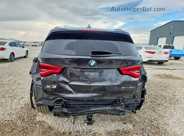 5UXTR9C5XJLD70940 2018 BMW X3 Black Հետևի տեսք
