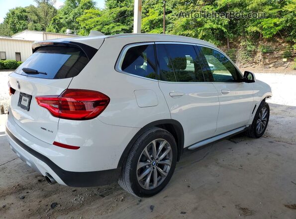 5UXTR9C5XJLD73031 2018 BMW X3 White Задня права чверть
