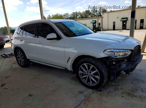 5UXTR9C5XJLD73031 2018 BMW X3 White Передня права чверть