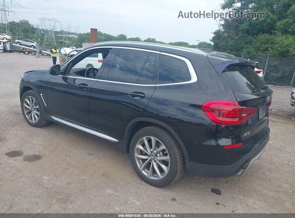 5UXTR9C5XJLD88371 2018 BMW X3 Черный Задняя левая четверть
