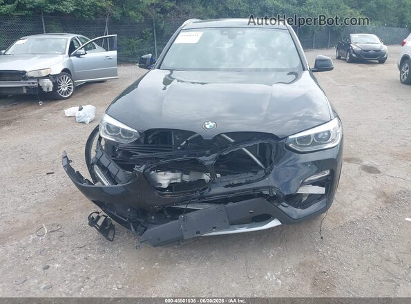5UXTR9C5XJLD88371 2018 BMW X3 Черный Вид спереди