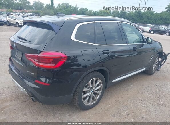 5UXTR9C5XJLD88371 2018 BMW X3 Черный Задняя правая четверть