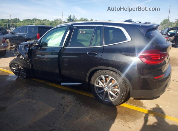 5UXTR9C5XKLD92924 2019 BMW X3 Black Trasero izquierdo