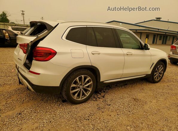 5UXTR9C5XKLE12556 2019 BMW X3 White Tył prawy