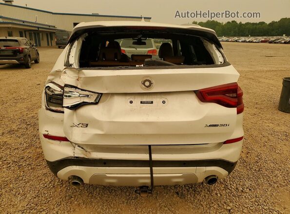 5UXTR9C5XKLE12556 2019 BMW X3 White Widok z tyłu
