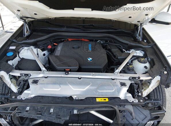 5UXTS1C00M9G26370 2021 BMW X3 White Widok z tyłu