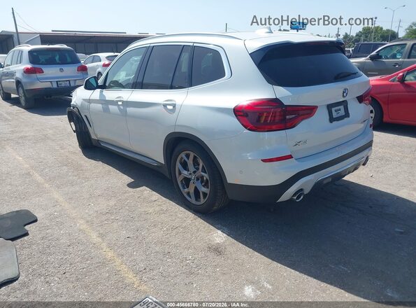 5UXTS1C04L9C89992 2020 BMW X3 White Հետևի ձախ