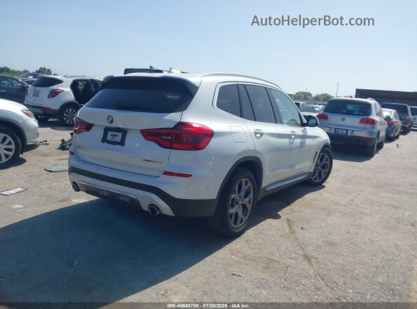5UXTS1C04L9C89992 2020 BMW X3 White Հետևի աջ