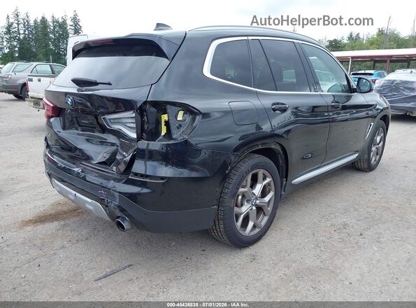 5UXTS1C04M9H06772 2021 BMW X3 Black Rear right