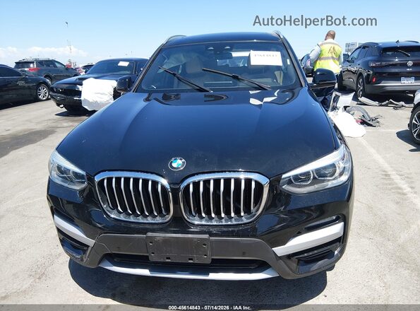 5UXTS1C0XM9D71713 2021 BMW X3 Black Vista del cuadro de instrumentos