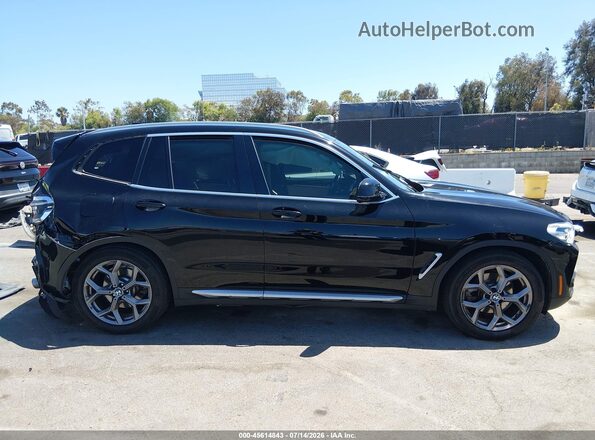5UXTS1C0XM9D71713 2021 BMW X3 Black Vista interior trasera