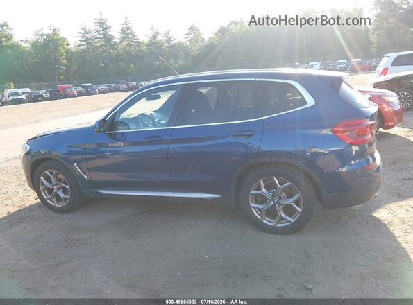 5UXTS1C0XM9F52598 2021 BMW X3 Blue 