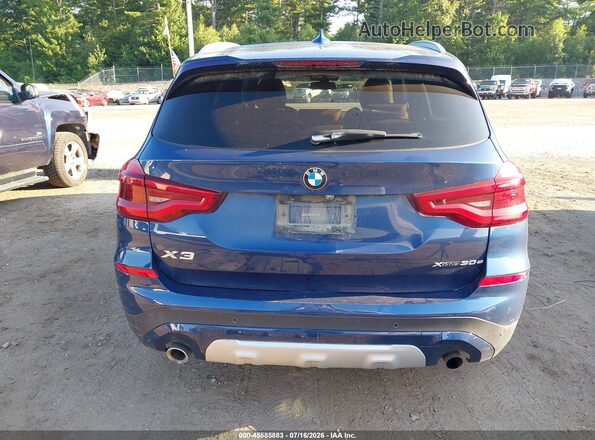 5UXTS1C0XM9F52598 2021 BMW X3 Blue 