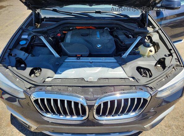 5UXTS1C0XM9H46404 2021 BMW X3 Charcoal ძრავის განყოფილების ხედი