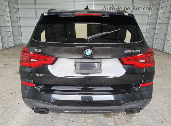 5UXTS3C50J0Y96980 2018 BMW X3 Black Widok wnętrza 360 stopni