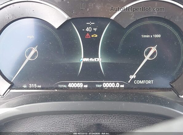 5UXTS3C51J0Y97989 2018 BMW X3 Dark Blue Вид задніх сидінь