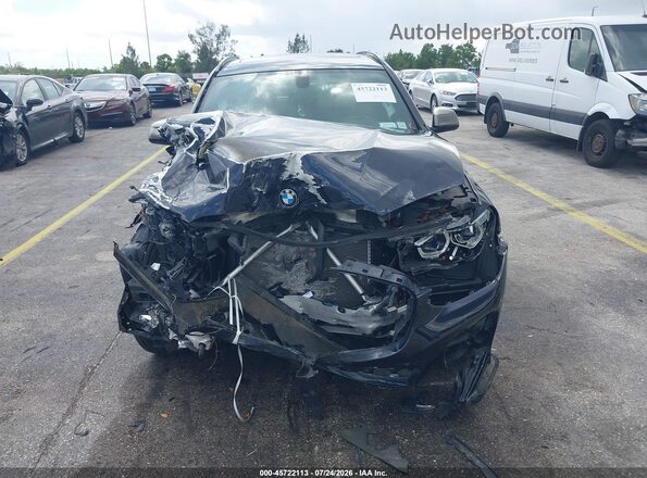 5UXTS3C51J0Y97989 2018 BMW X3 Dark Blue Вид щитка приладів