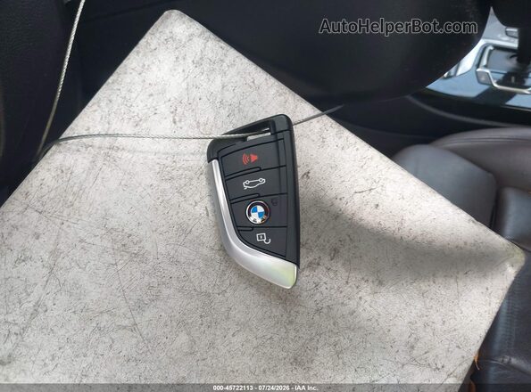 5UXTS3C51J0Y97989 2018 BMW X3 Dark Blue Вид панелі приладів
