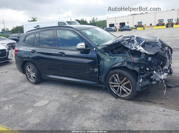 5UXTS3C51J0Y97989 2018 BMW X3 Dark Blue 