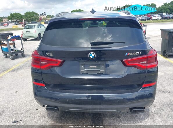 5UXTS3C51J0Y97989 2018 BMW X3 Dark Blue 