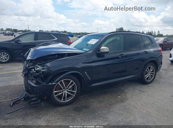 5UXTS3C51J0Y97989 2018 BMW X3 Dark Blue 