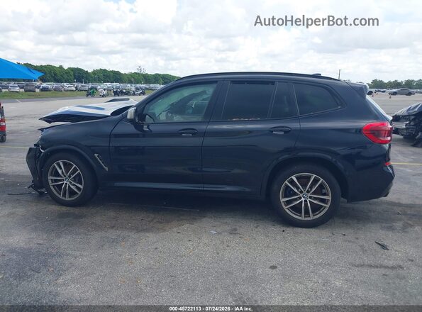 5UXTS3C51J0Y97989 2018 BMW X3 Dark Blue Панорамний вид салону 360°