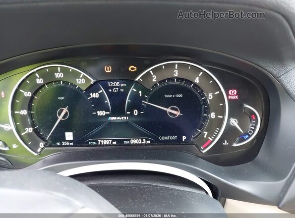 5UXTS3C53J0Y96519 2018 BMW X3 Black Vista de los asientos traseros