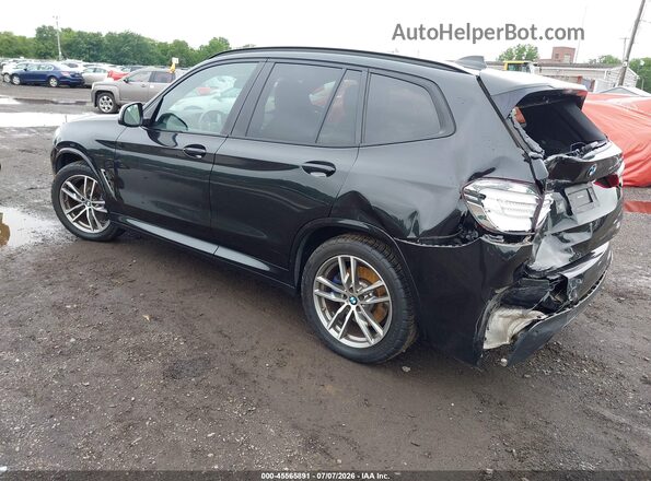 5UXTS3C53J0Y96519 2018 BMW X3 Black Trasero izquierdo