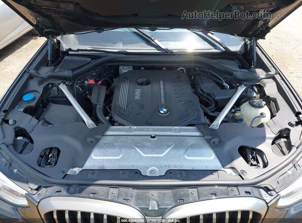 5UXTS3C54J0Z00982 2018 BMW X3 Black Հետևի տեսք