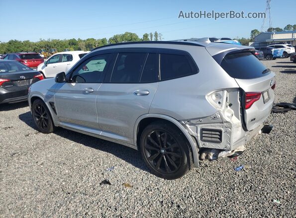 5UXTS3C55J0Z02479 2018 BMW X3 Silver Trasero izquierdo