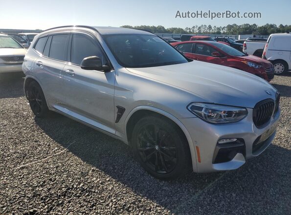 5UXTS3C55J0Z02479 2018 BMW X3 Silver Delantero derecho