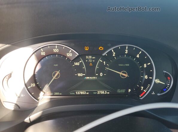 5UXTS3C55J0Z02479 2018 BMW X3 Silver Vista del cuadro de instrumentos