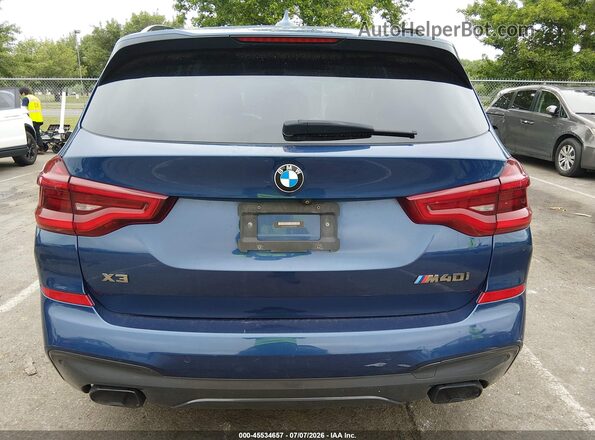 5UXTS3C56J0Y99270 2018 BMW X3 Синий 