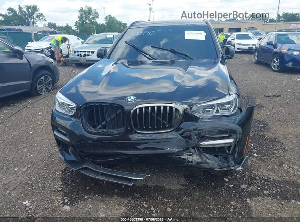 5UXTS3C56K0Z07210 2019 BMW X3 Black Սալոնի հետևի տեսք