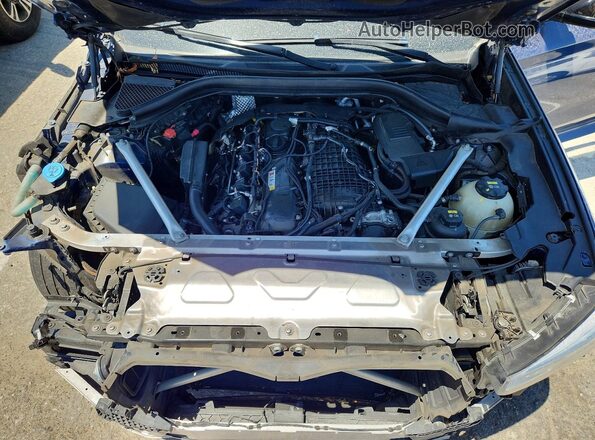 5UXTS3C56KLR72931 2019 BMW X3 Blue Engine compartment view