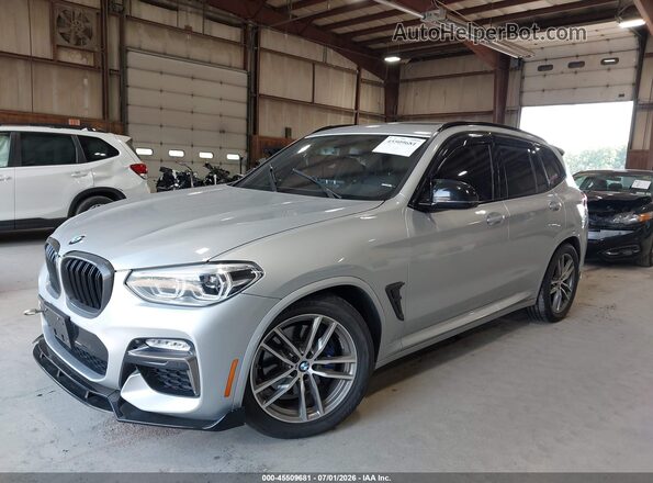 5UXTS3C57J0Y97284 2018 BMW X3 Серебряный Передняя левая четверть