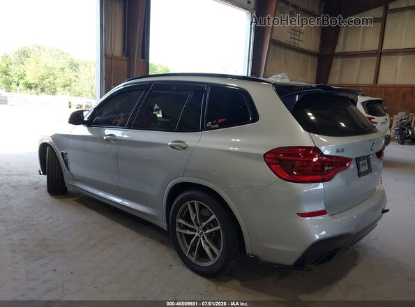 5UXTS3C57J0Y97284 2018 BMW X3 Серебряный Задняя левая четверть