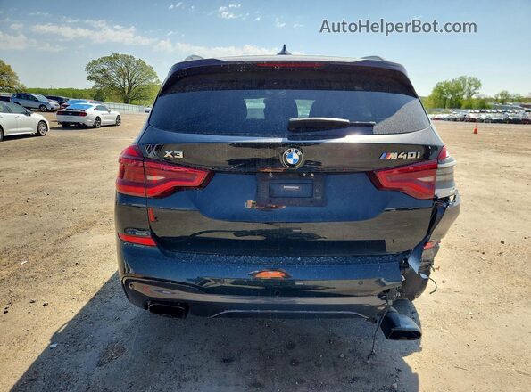 5UXTS3C58J0Y95222 2018 BMW X3 Black Вид ззаду