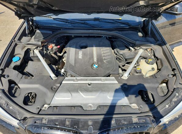 5UXTS3C58J0Y95222 2018 BMW X3 Black Вид підкапотного простору
