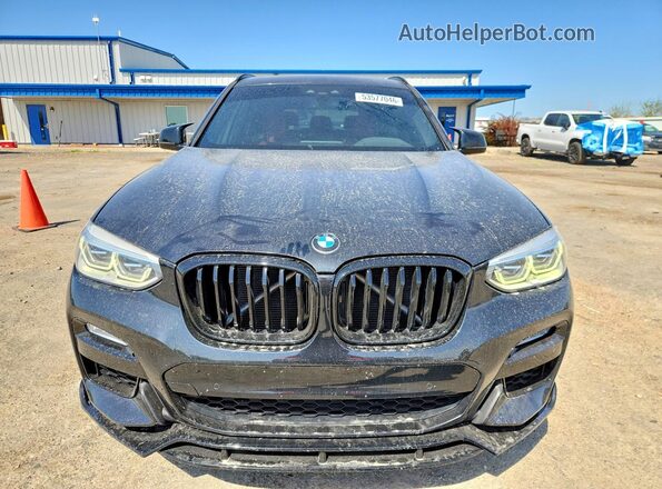 5UXTS3C58J0Y95222 2018 BMW X3 Black Вид спереду