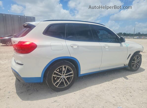 5UXTS3C58J0Y98069 2018 BMW X3 White Задня права чверть
