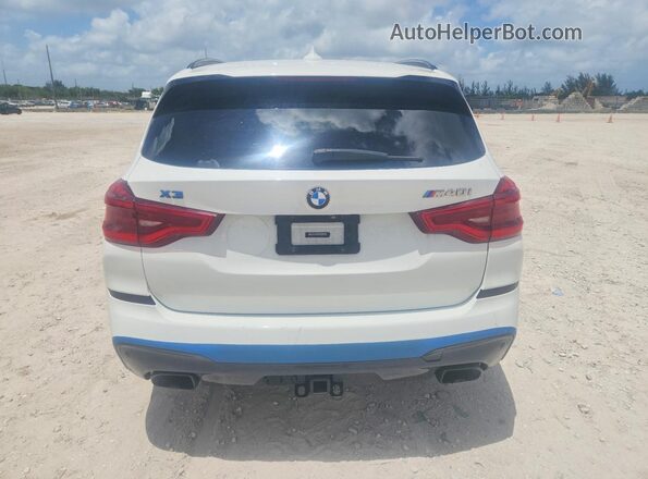 5UXTS3C58J0Y98069 2018 BMW X3 White Вид ззаду