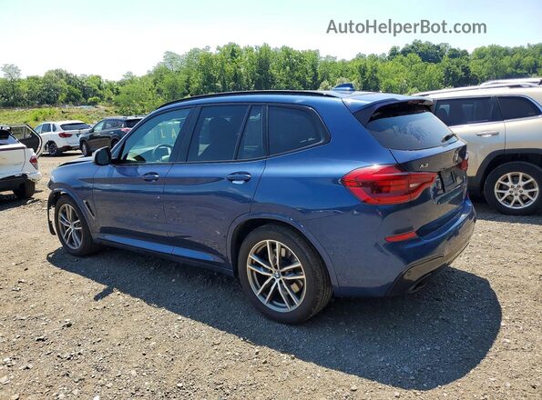 5UXTS3C59J0Y94452 2018 BMW X3 Blue Rear left