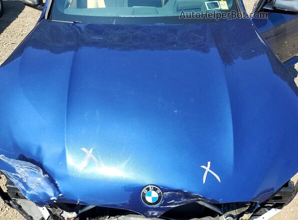 5UXTS3C59J0Y94452 2018 BMW X3 Blue Engine compartment view