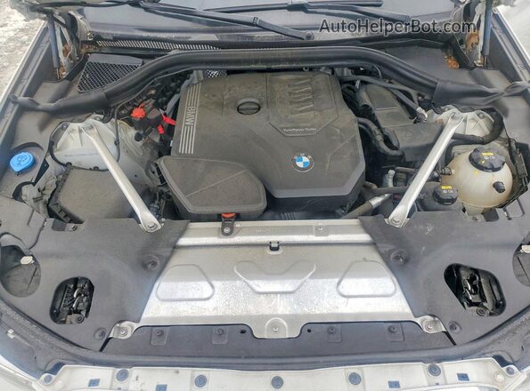 5UXTY3C01M9E33042 2021 BMW X3 White Вид підкапотного простору
