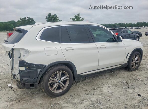 5UXTY3C01M9E33042 2021 BMW X3 White Задня права чверть