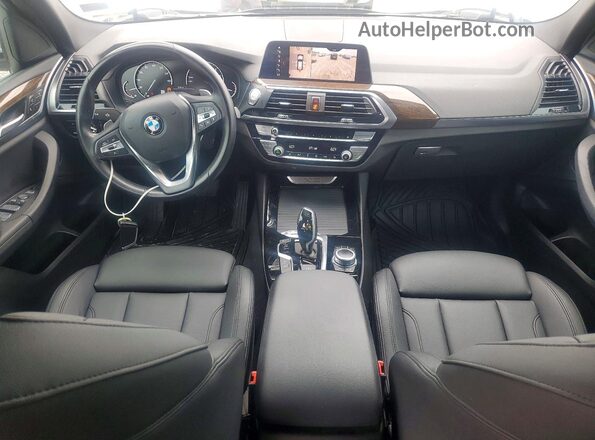 5UXTY3C01M9E33042 2021 BMW X3 White Вид панелі приладів