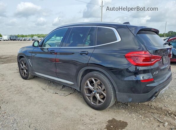 5UXTY3C01M9F84219 2021 BMW X3 Black უკანა მარცხენა