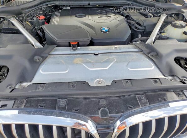 5UXTY3C01M9F84219 2021 BMW X3 Black უკანა სალონის ხედი
