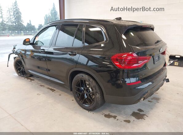 5UXTY3C02LLU69501 2020 BMW X3 Black უკანა მარცხენა